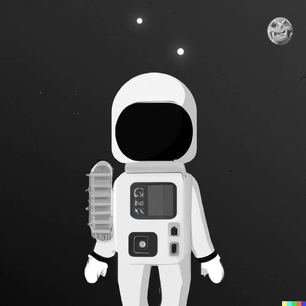 an astronaut, game design